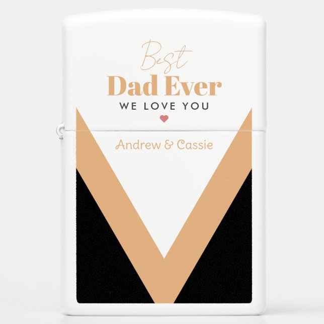 Best dad ever zippo lighter (Front)