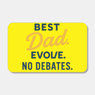 BEST Dad Evolve No Debates Funny Father's Day Matchboxes