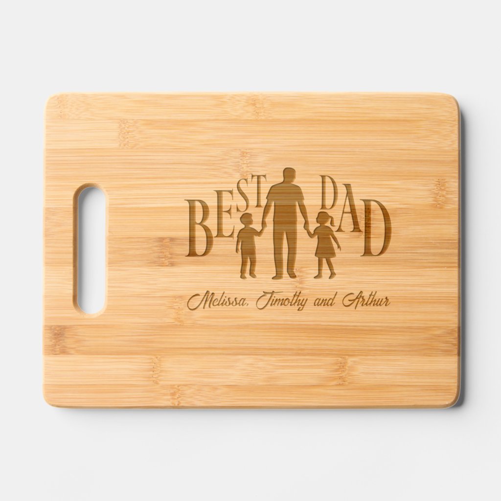Best Dad - Family silhouettes - Father’s Gift