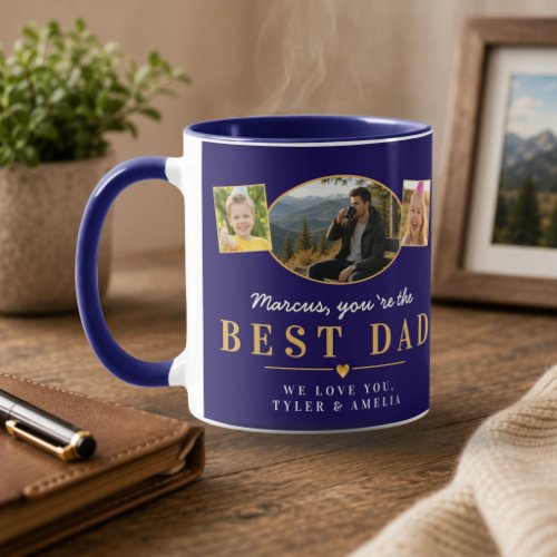 Best Dad Father’s Day Gift from Kids Photo  Mug
