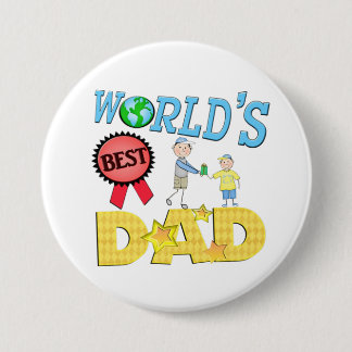 Best Dad Father's Day Button