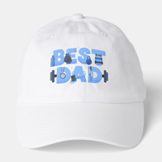 Best Dad Fitness Workout Gym Father's Day Hat