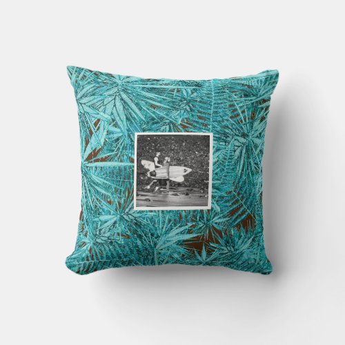 Best dad floral pattern tropical pillow