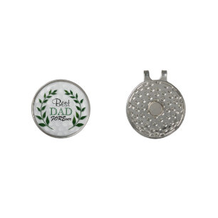 Best Dad Fore Ever - Golf Ball Hat Clip