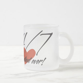 Best Dad Frosted Glass Mug 10 oz