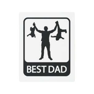 Best Dad - Funny Father's Day Metal Print