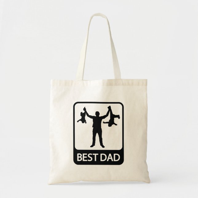 Best Dad - Funny Father's Day Tote  Bag (Front)