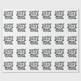 BEST DAD Gaming Dad Graphic  Wrapping Paper