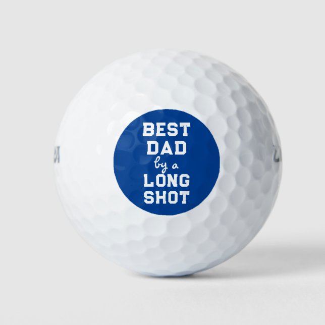 Best Dad Gift Golf Balls (Front)