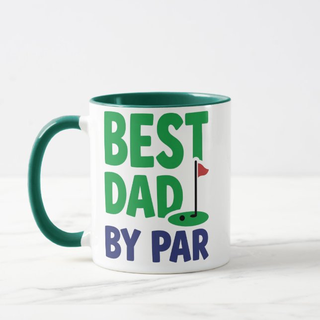 Best Dad Golf Mug | Funny Golf Gift Dad (Left)