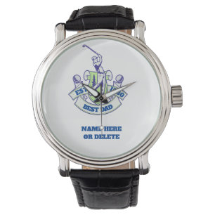 BEST DAD GOLFER WATCH