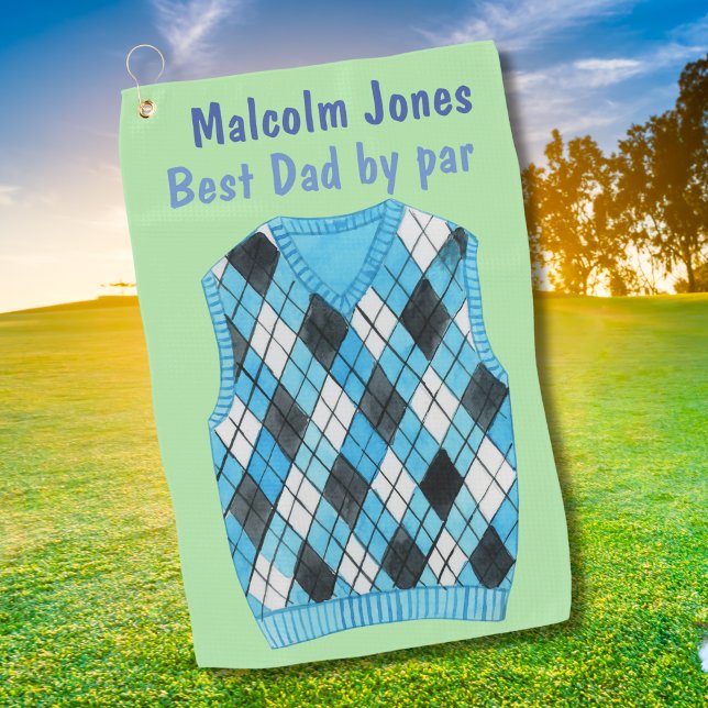 Best Dad golfing gifts fun golf par towel (Creator Uploaded)