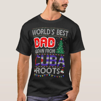 Best Dad Grown Cuba Roots Christmas Sweater