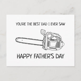 Best Dad Happy Father's Day Funny Postcard