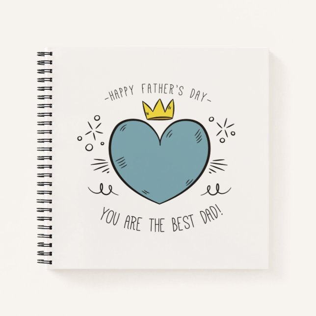 Best Dad Happy Father's Day | Notebook (Front)