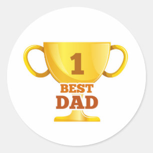 Best Dad Happy Father's Day Sticker