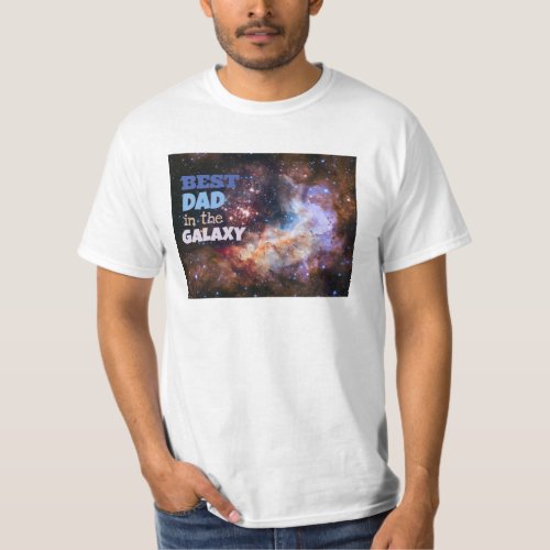Best Dad in the Galaxy Father T_Shirt Top