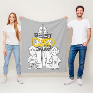 Best Dad in the Galaxy Fleece Blanket