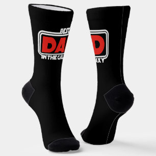 Best Dad in the Galaxy Socks