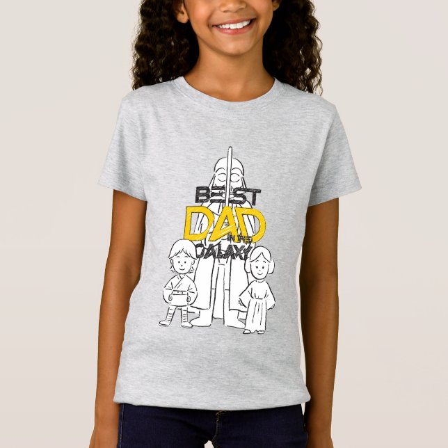 Best Dad in the Galaxy T-Shirt (Front)