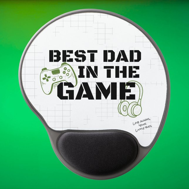 Best Dad in the Game Gift Mouse Pad for Gamer Dads (Best Dad in the Game Mouse Pad for Father's  & Step Dad's Who Game)