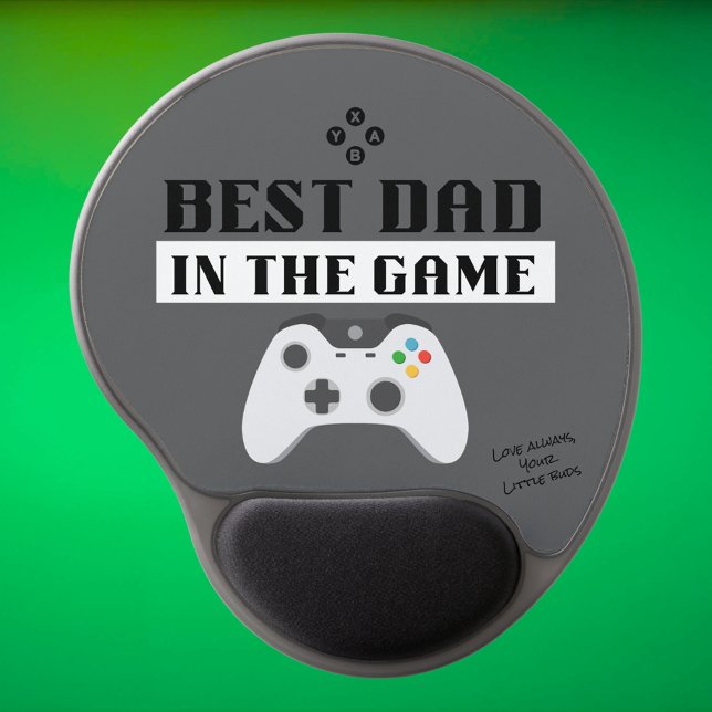 Best Dad in the Game Gift Mouse Pad for Gamer Dads (Best Dad in the Game Mouse Pad for Father's  & Step Dad's Who Game)