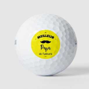 Best dad in the world golf balls
