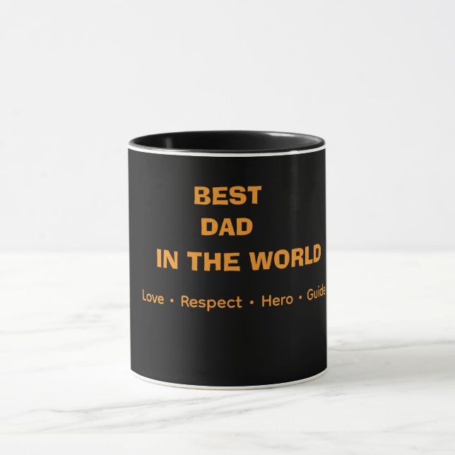 BEST DAD IN THE WORLD MUG (Center)