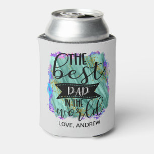 Best Dad in World- Fathers Day Can Cooler