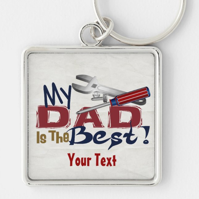 Best Dad Key Chain (Front)