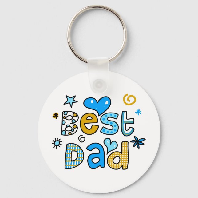 Best Dad Keychain (Front)