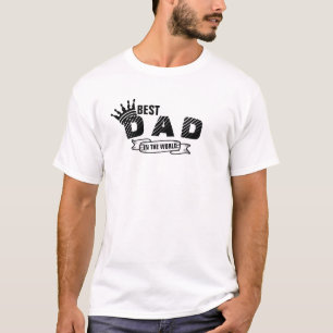 Best Dad King Crown Father's Day Dad T-Shirt