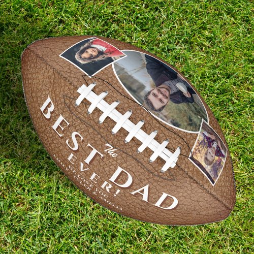 Best Dad Leather Print Fathers Day 3 Photos Football