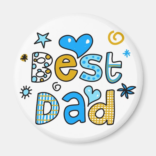 Best Dad Magnet (Front)