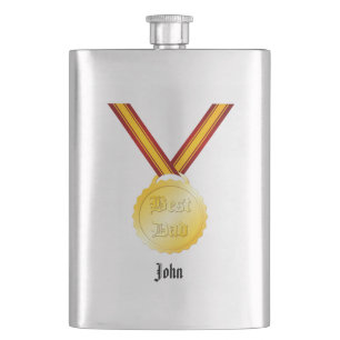 Best Dad Medal Father’s Day Flask