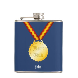 Best Dad Medal Father’s Day Flask