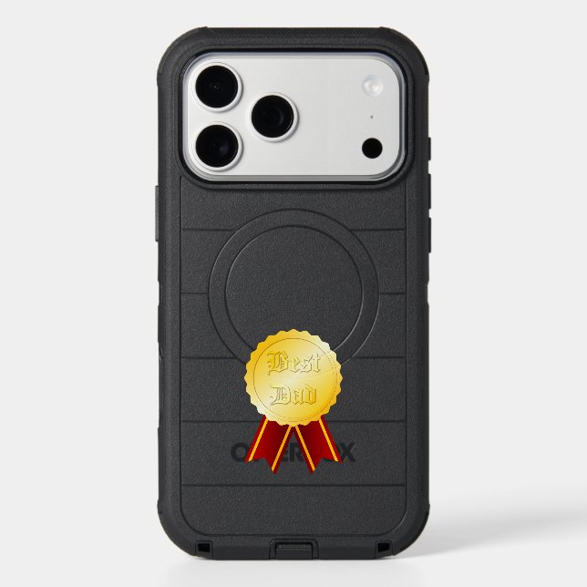 Best Dad Medal Ribbon Father’s Day Otterbox iPhone Case (Back)