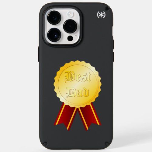 Best Dad Medal Ribbon Speck iPhone 14 Pro Max Case