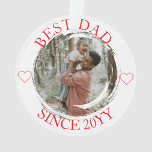 Best Dad Merry Christmas ornament