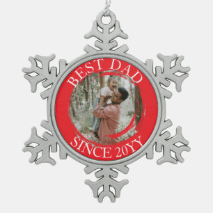 Best Dad Merry Christmas ornament