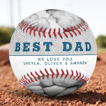 Best Dad Modern Blue Father`s Day 3 Photo Collage Baseball<br><div class="desc">Best Dad Modern Blue Father`s Day 3 Photo Collage Baseball. Modern design in blue and white colors. Personalize with your favorite 3 photos and add your names or write a any message you want. Make a unique and sweet keepsake gift for dad or new dad for Father`s Day or birthday....</div>