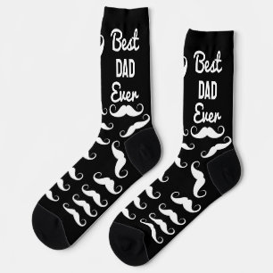 Best dad Mostach ever Father day  Socks