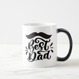 Best Dad, mustache Color Morph Mug