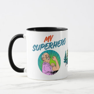 Best Dad My Superhero Custom Father's Day Mug
