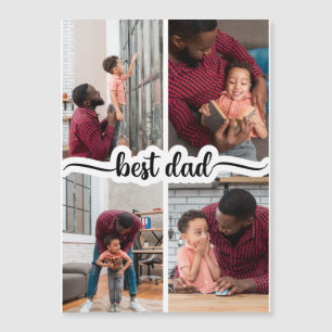 Best Dad Personalized 4 Photo Collage
