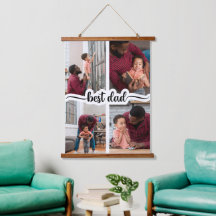 Best Dad Personalized 4 Photo Collage