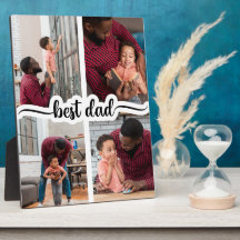 Best Dad Personalized 4 Photo Collage