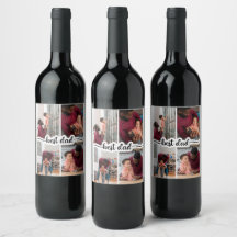 Best Dad Personalized 4 Photo Collage