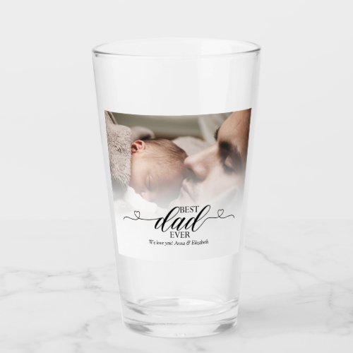 BEST DAD Personalized Photo Custom Gifts Glass