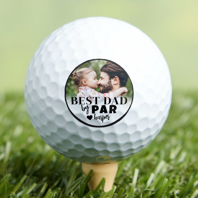 Best Dad Personalized Photo Golf Balls (Best Dad Personalized Photo Golf Balls)